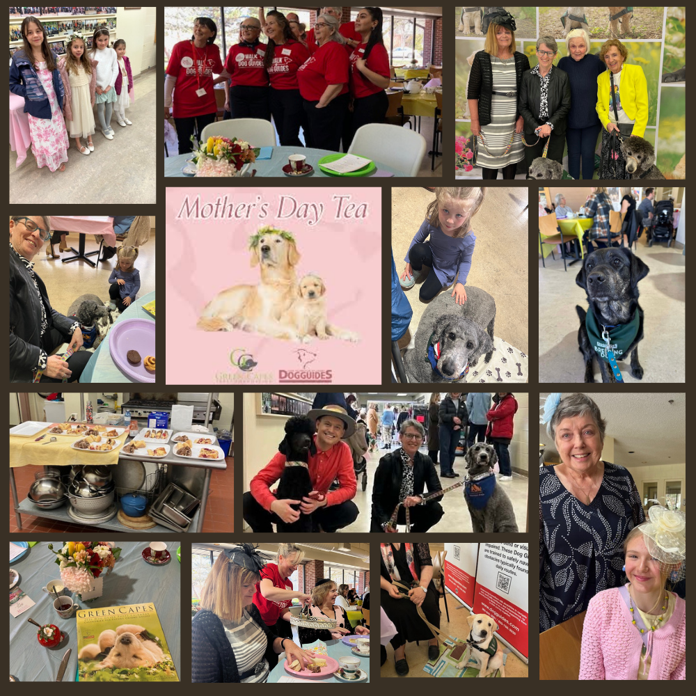 A collage of images from the High Tea event on April 11th.  Picture descriptions above.